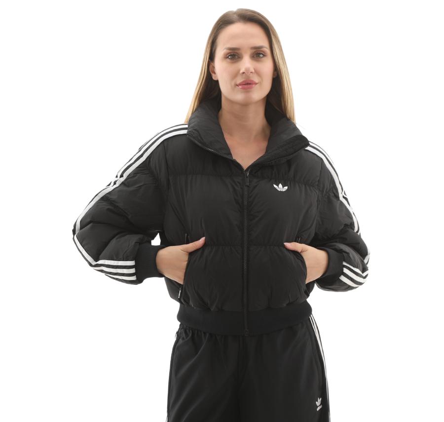 adidas Cropped Puff Kadın Mont Siyah adidas Cropped Puff Kadın Mont Siyah