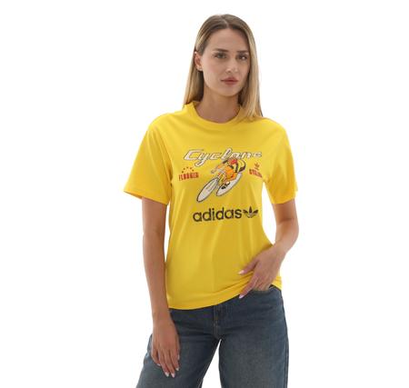 adidas Cyclone Tee Kadın T-Shirt Sarı