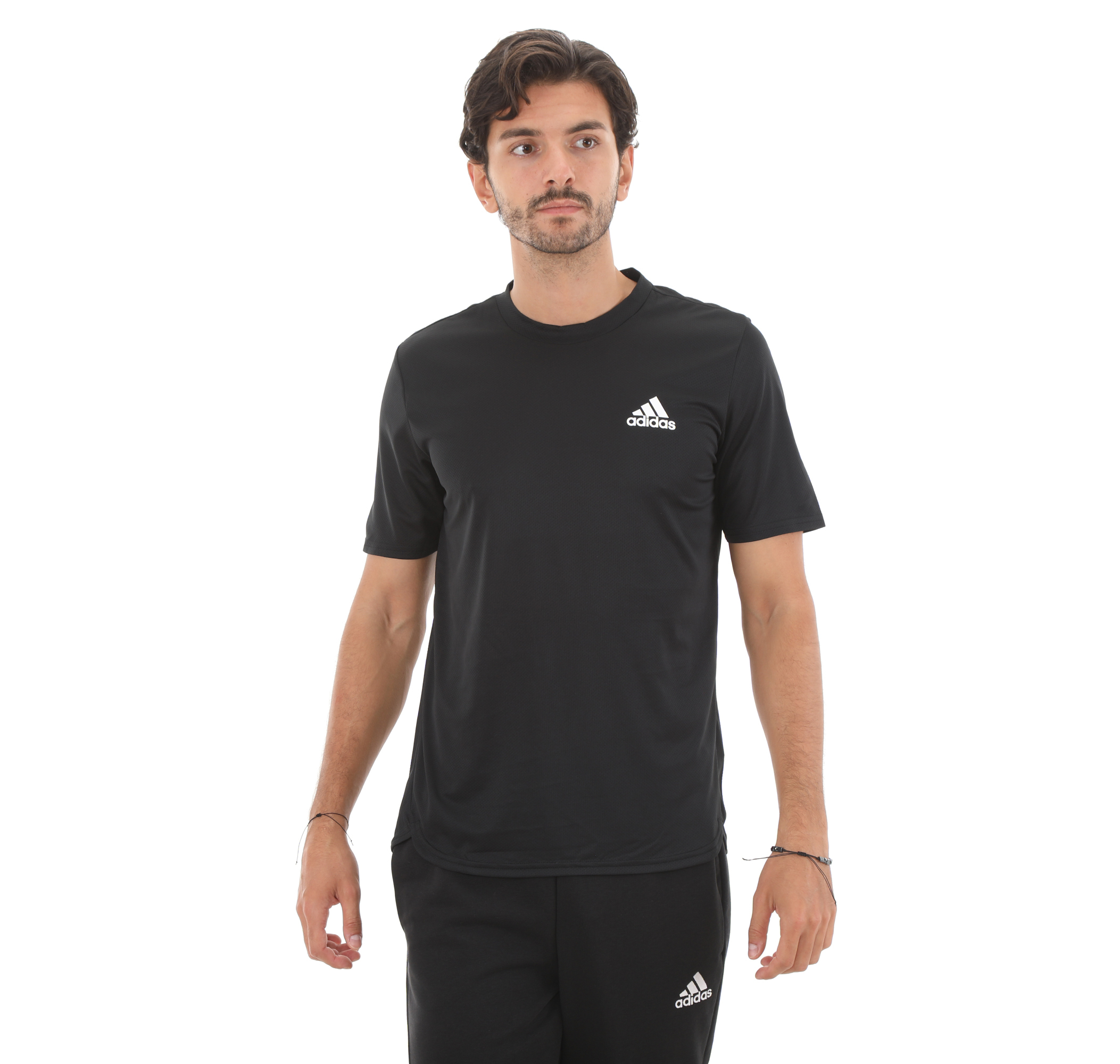 T shirt adidas nera online