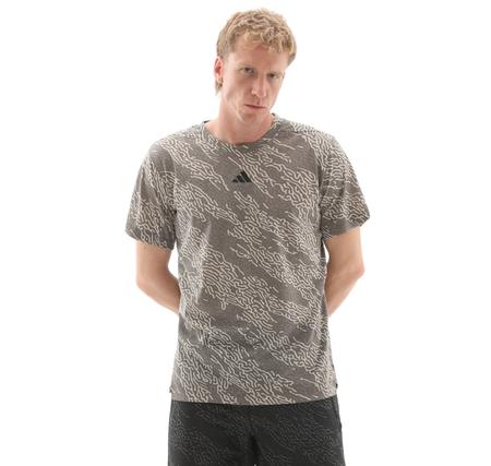 adidas D4T Aop Tee Erkek T-Shirt Gri adidas D4T Aop Tee Erkek T-Shirt Gri