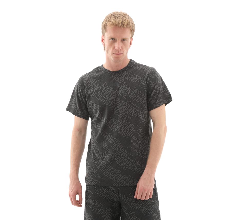 adidas D4T Aop Tee Erkek T-Shirt Siyah adidas D4T Aop Tee Erkek T-Shirt Siyah