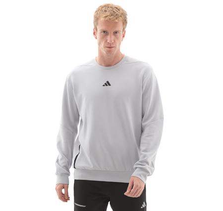adidas D4T Crew Sweats Erkek Sweatshirt Gri
