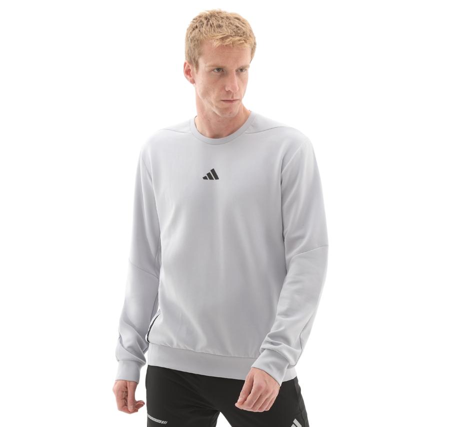 adidas D4T Crew Sweats Erkek Sweatshirt Gri adidas D4T Crew Sweats Erkek Sweatshirt Gri