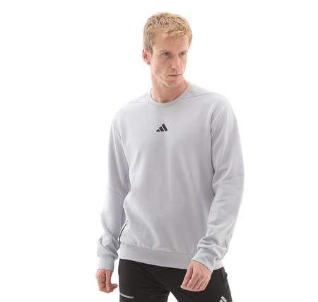 adidas D4T Crew Sweats Erkek Sweatshirt Gri
