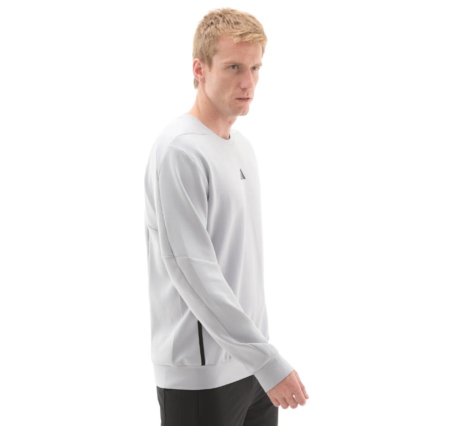 adidas D4T Crew Sweats Erkek Sweatshirt Gri adidas D4T Crew Sweats Erkek Sweatshirt Gri