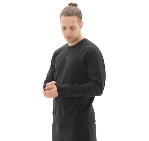adidas D4T Crew Sweats Erkek Sweatshirt Siyah adidas D4T Crew Sweats Erkek Sweatshirt Siyah
