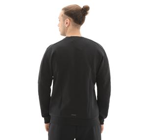 adidas D4T Crew Sweats Erkek Sweatshirt Siyah