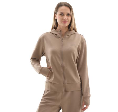 adidas D4T Fz Hoodıe Kadın Ceket Krem adidas D4T Fz Hoodıe Kadın Ceket Krem