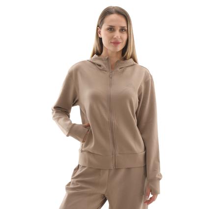 adidas D4T Fz Hoodıe Kadın Ceket Krem adidas D4T Fz Hoodıe Kadın Ceket Krem