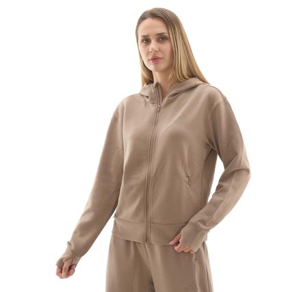 adidas D4T Fz Hoodıe Kadın Ceket Krem