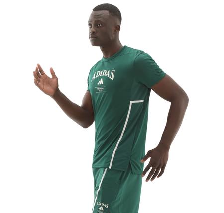 adidas D4T Herıtage Tee Erkek T-Shirt Yeşil