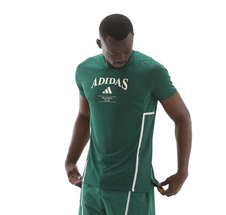 adidas D4T Herıtage Tee Erkek T-Shirt Yeşil