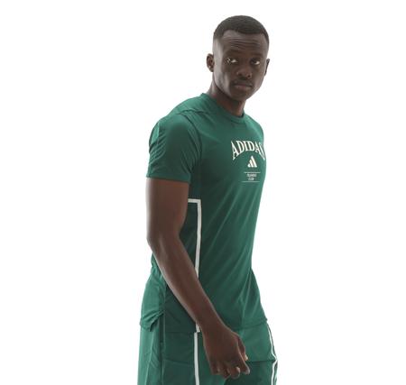 adidas D4T Herıtage Tee Erkek T-Shirt Yeşil
