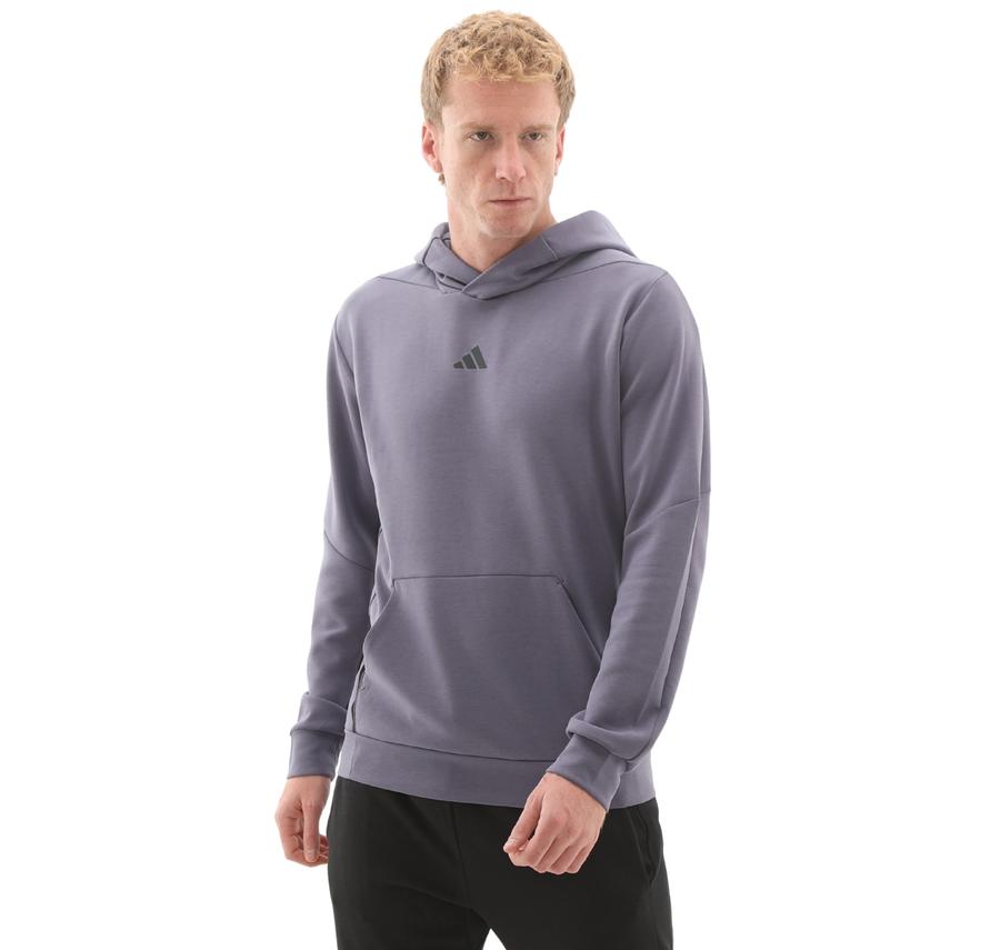 adidas D4T Hoodıe Erkek Sweatshirt Mor adidas D4T Hoodıe Erkek Sweatshirt Mor