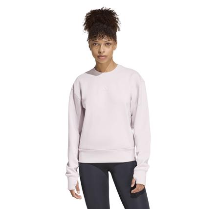 adidas D4T Knıt Crew Kadın Sweatshirt Pembe adidas D4T Knıt Crew Kadın Sweatshirt Pembe