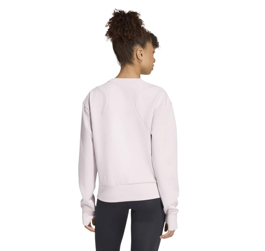 adidas D4T Knıt Crew Kadın Sweatshirt Pembe adidas D4T Knıt Crew Kadın Sweatshirt Pembe