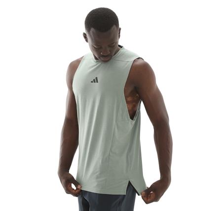 adidas D4T Tank Erkek T-Shirt Yeşil