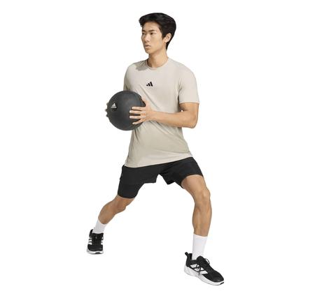 adidas D4T Tee Erkek T-Shirt Bej