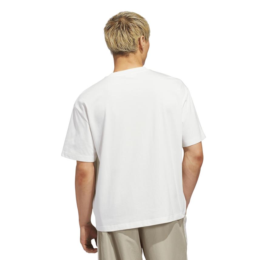 adidas Jabbar Gfx Tee Erkek T-Shirt Beyaz adidas Jabbar Gfx Tee Erkek T-Shirt Beyaz