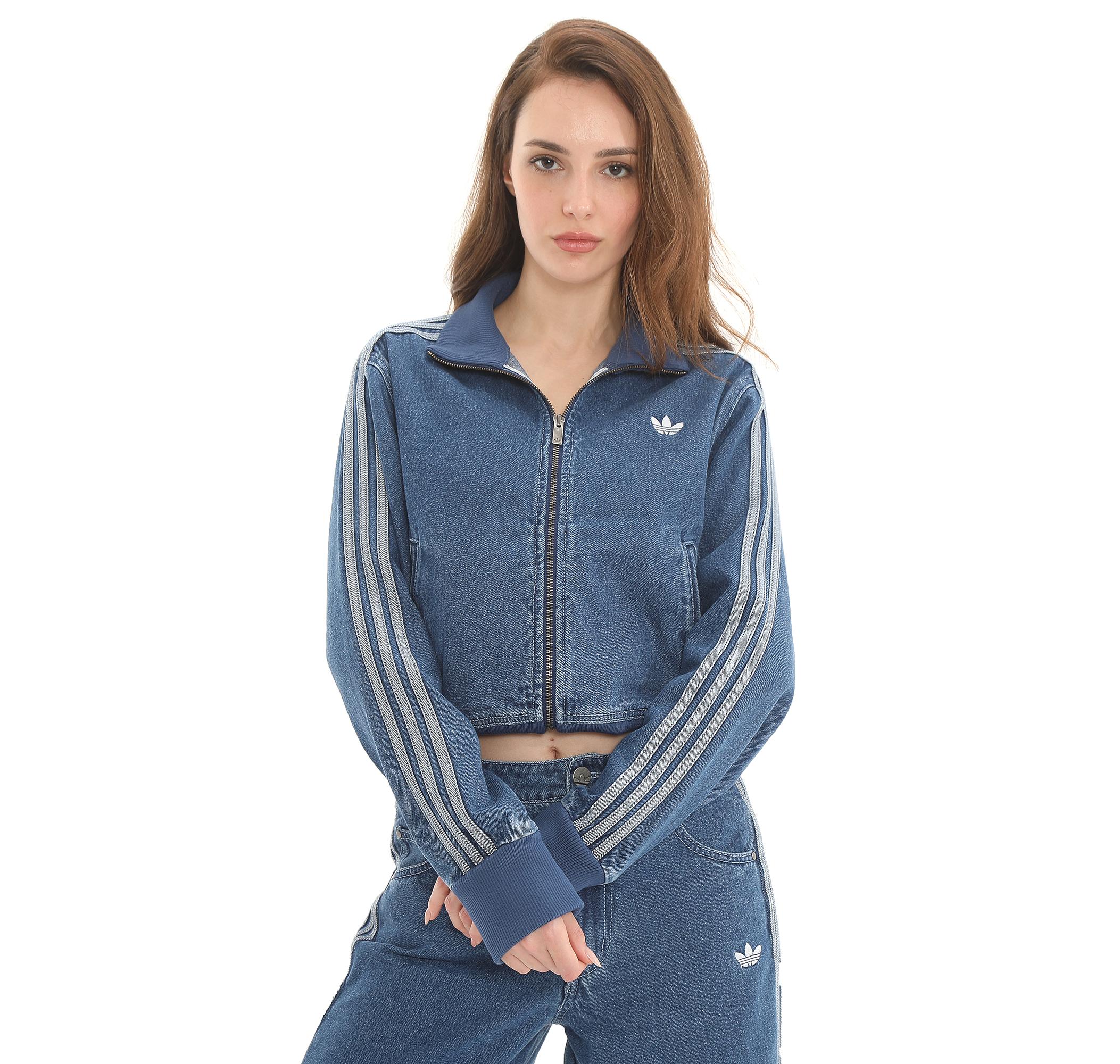 Женская куртка adidas Denim Tt İndigo