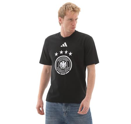adidas Dfb Almanya Dna Gr Tee Erkek T-Shirt Siyah