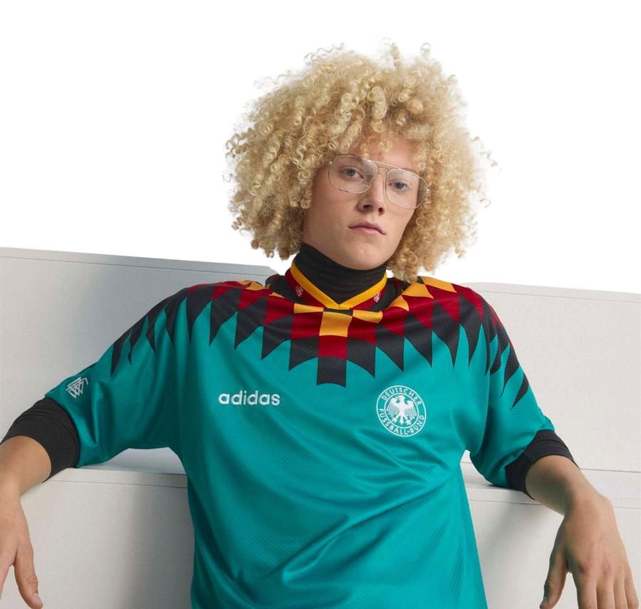 adidas Dfb Almanya Jsy 94 Erkek T-Shirt Yeşil adidas Dfb Almanya Jsy 94 Erkek T-Shirt Yeşil
