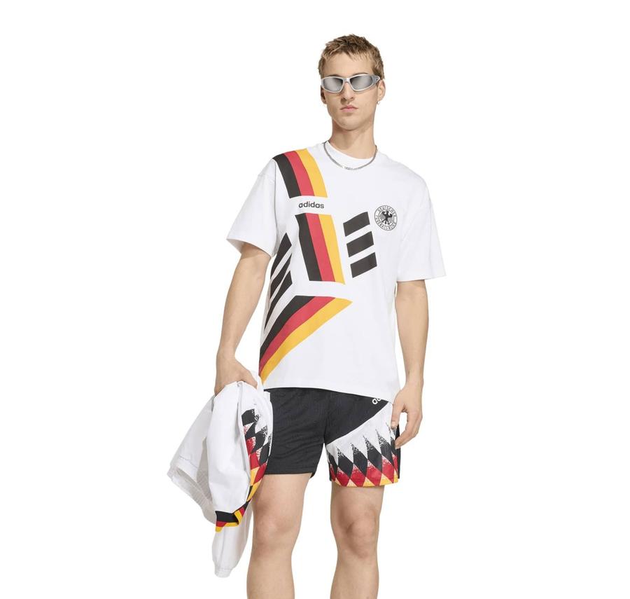 adidas Dfb Almanya Tee 94 Erkek T-Shirt Beyaz adidas Dfb Almanya Tee 94 Erkek T-Shirt Beyaz