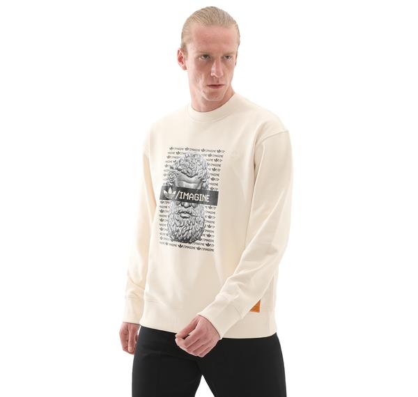 adidas Emre Yusufi Crew M Erkek Sweatshirt Krem adidas Emre Yusufi Crew M Erkek Sweatshirt Krem