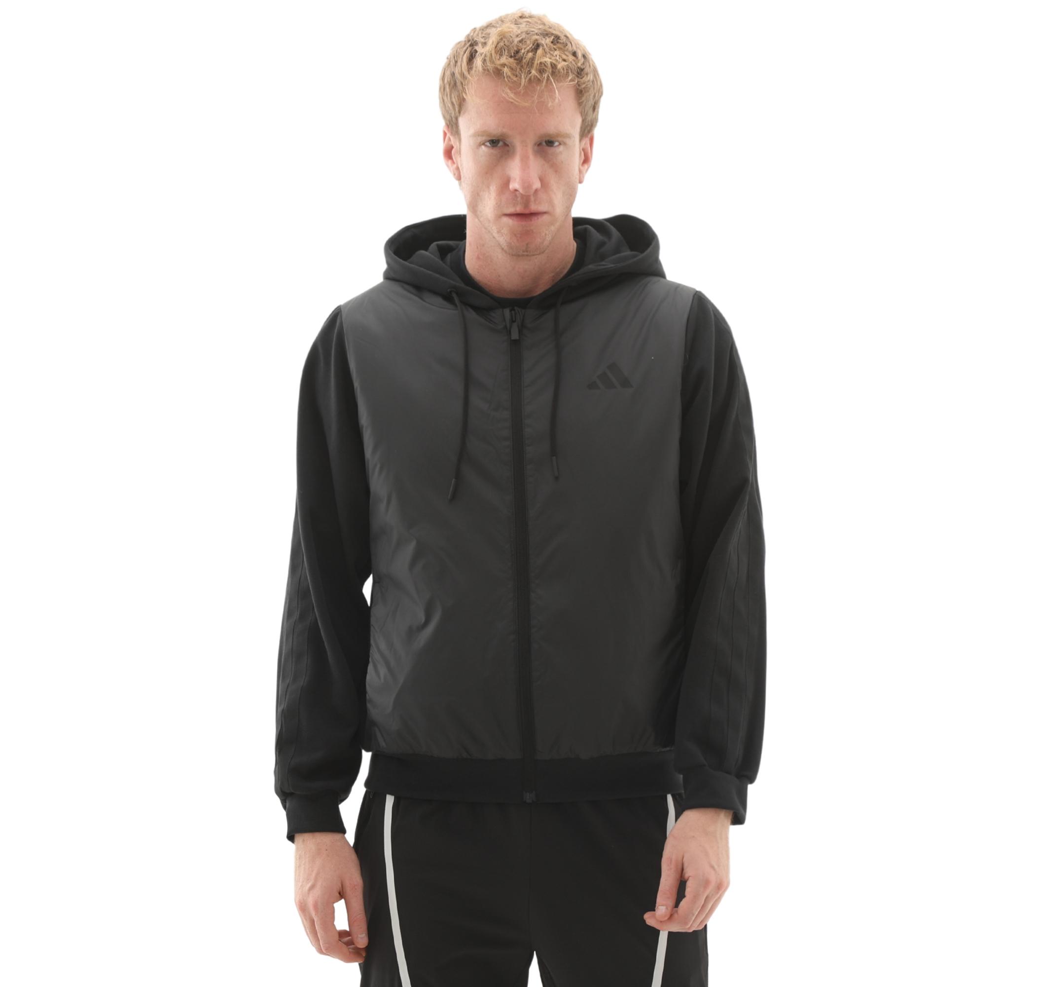 Мужская куртка adidas Ess 3S In Hyb J Antrasit