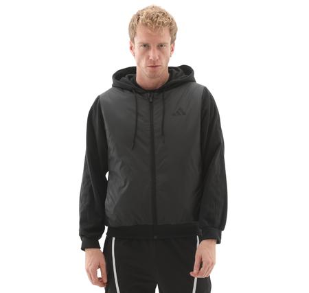 adidas Ess 3S In Hyb J Erkek Ceket Antrasit adidas Ess 3S In Hyb J Erkek Ceket Antrasit