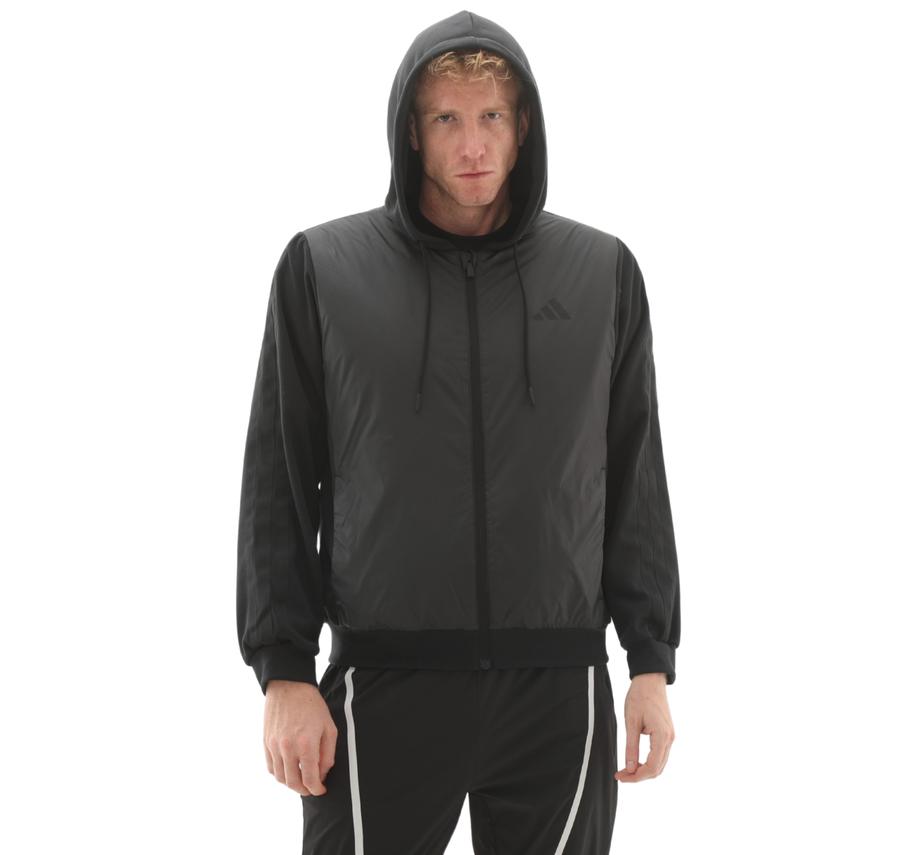 adidas Ess 3S In Hyb J Erkek Ceket Antrasit adidas Ess 3S In Hyb J Erkek Ceket Antrasit