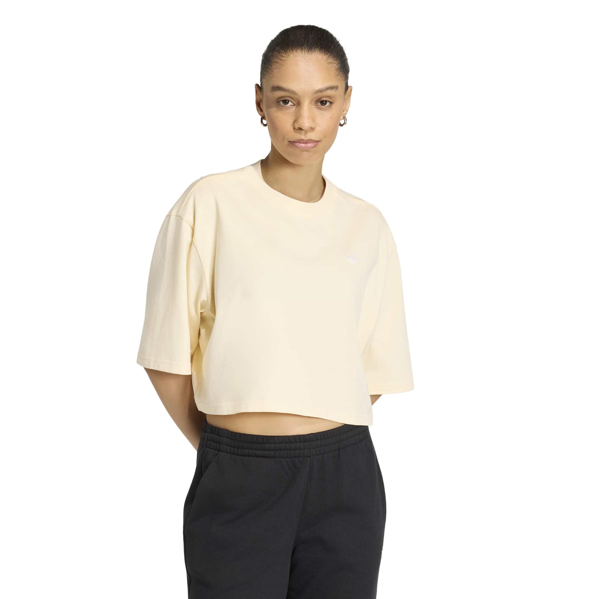 Женская футболка adidas Ess Crop Tee Sari