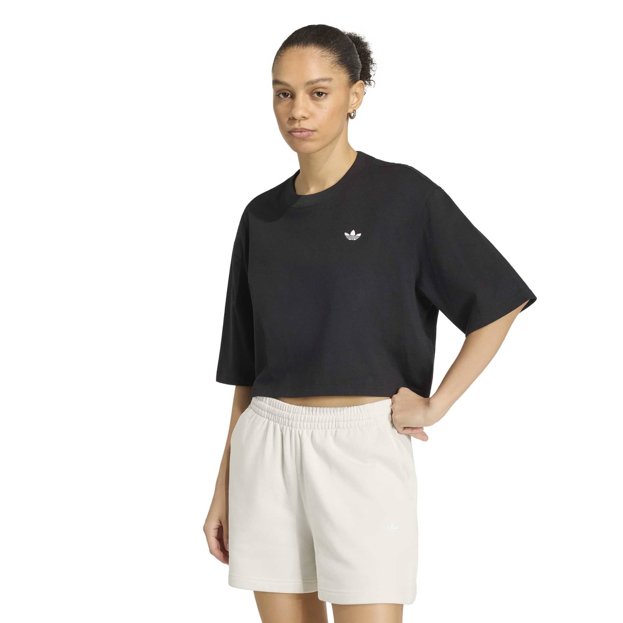 Женская футболка adidas Ess Crop Tee