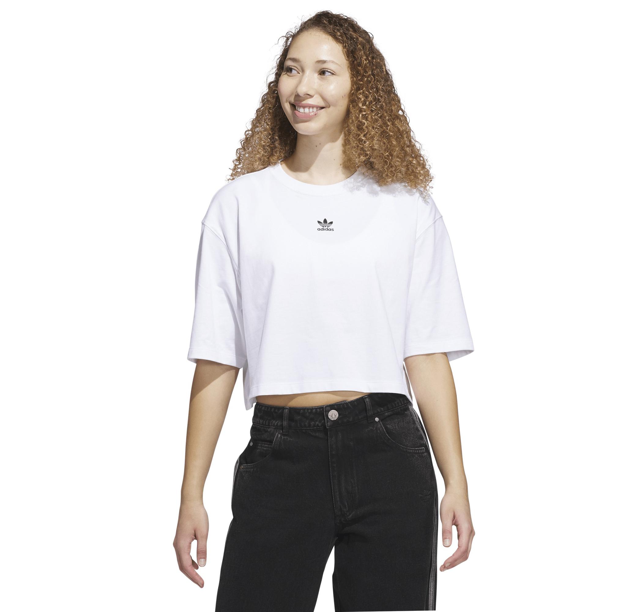 Женская футболка adidas Ess Crop Tee