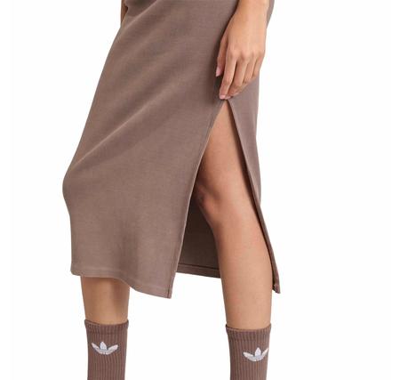 adidas Ess Rıb Dress Kadın Elbise - Etek Kahve