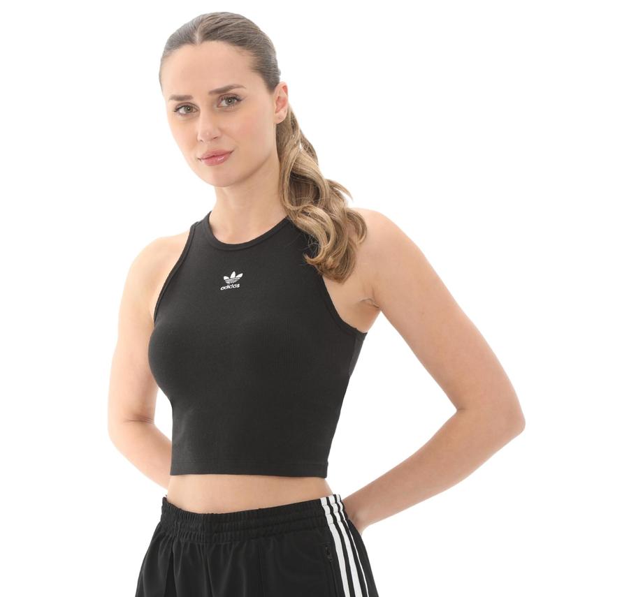 adidas Ess Rıb Tank Kadın T-Shirt Lacivert adidas Ess Rıb Tank Kadın T-Shirt Lacivert