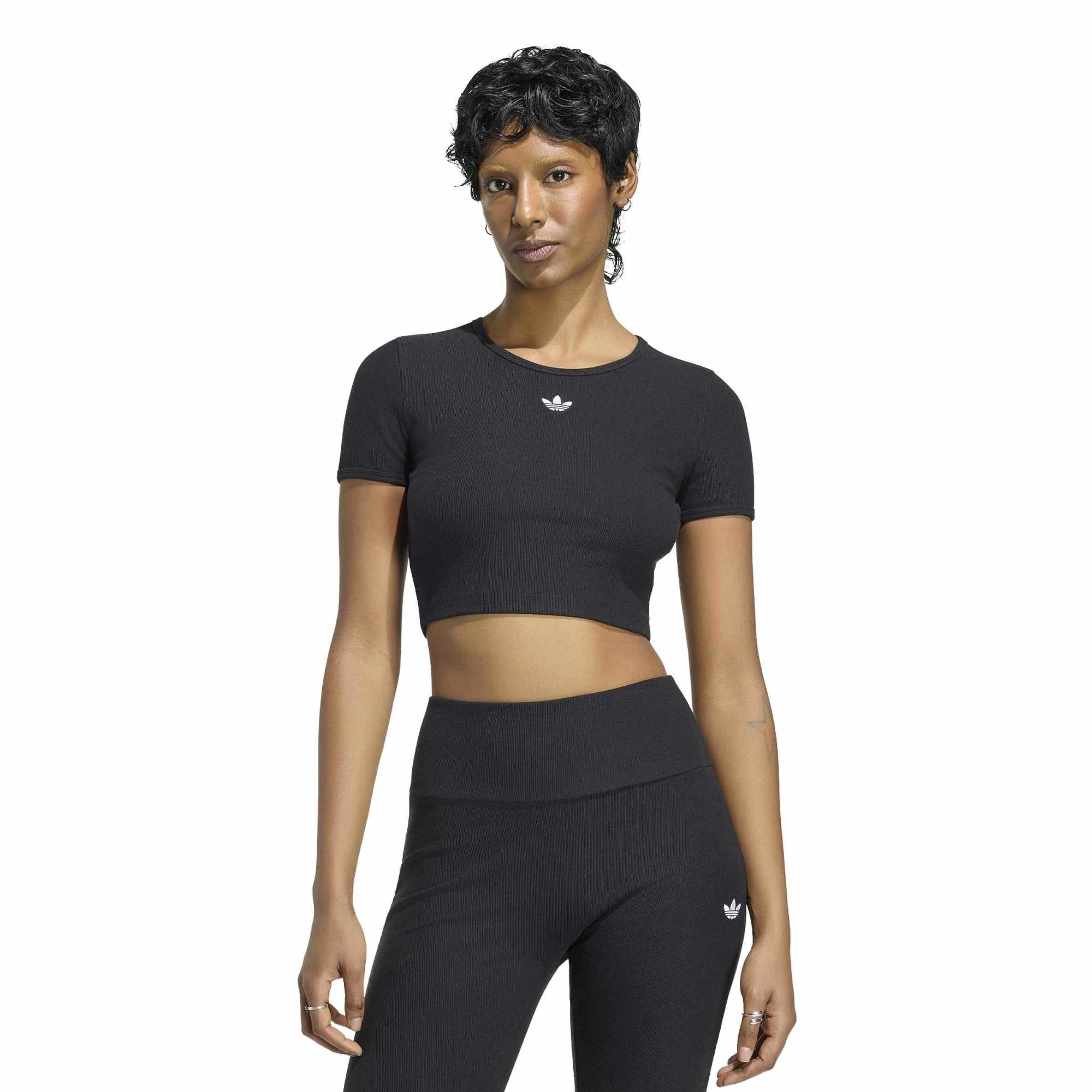 Женская футболка adidas Ess Rib Tee