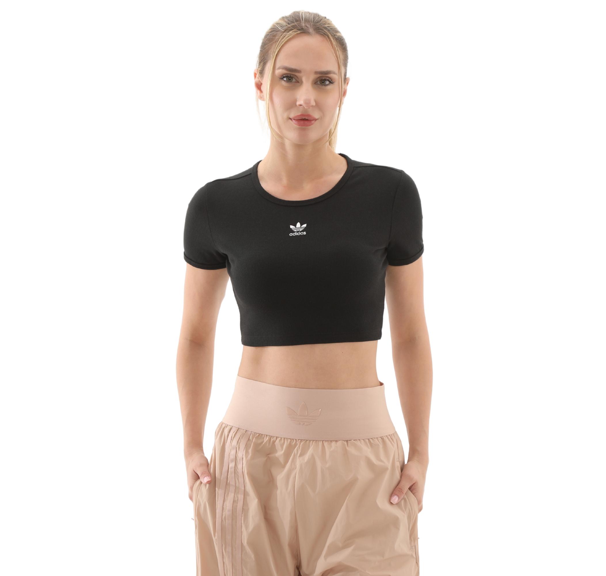 Женская футболка adidas Ess Rib Tee