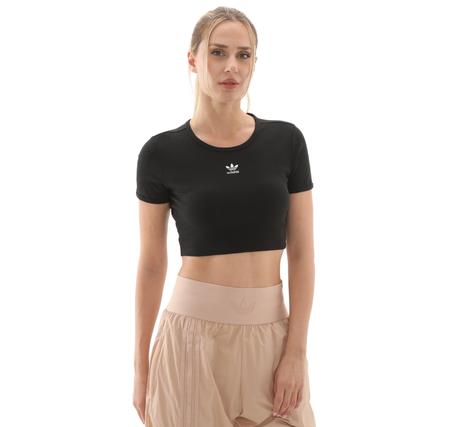adidas Ess Rıb Tee Kadın T-Shirt Siyah