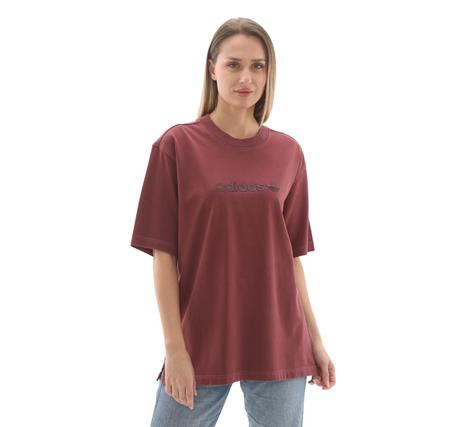 adidas Ess Ss Tee Kadın T-Shirt Pembe adidas Ess Ss Tee Kadın T-Shirt Pembe