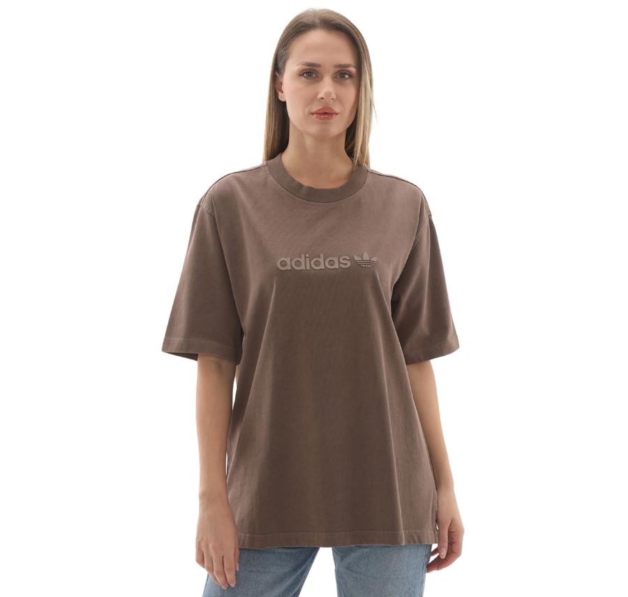 adidas Ess Ss Tee Kadın T-Shirt Pembe adidas Ess Ss Tee Kadın T-Shirt Pembe