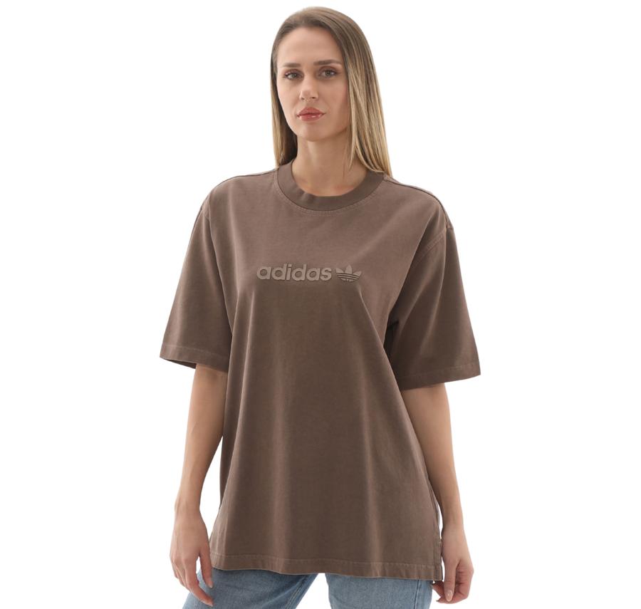 adidas Ess Ss Tee Kadın T-Shirt Pembe adidas Ess Ss Tee Kadın T-Shirt Pembe