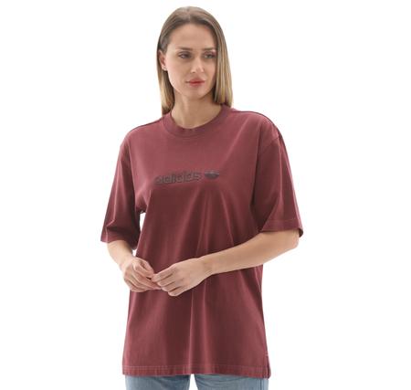 adidas Ess Ss Tee Kadın T-Shirt Pembe adidas Ess Ss Tee Kadın T-Shirt Pembe