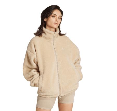 adidas Ess Teddy Jkt Kadın Ceket Krem