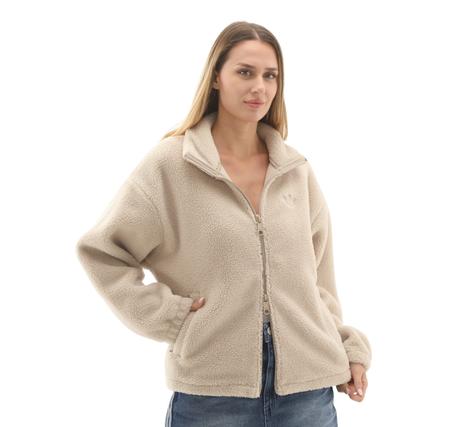 adidas Ess Teddy Jkt Kadın Ceket Krem