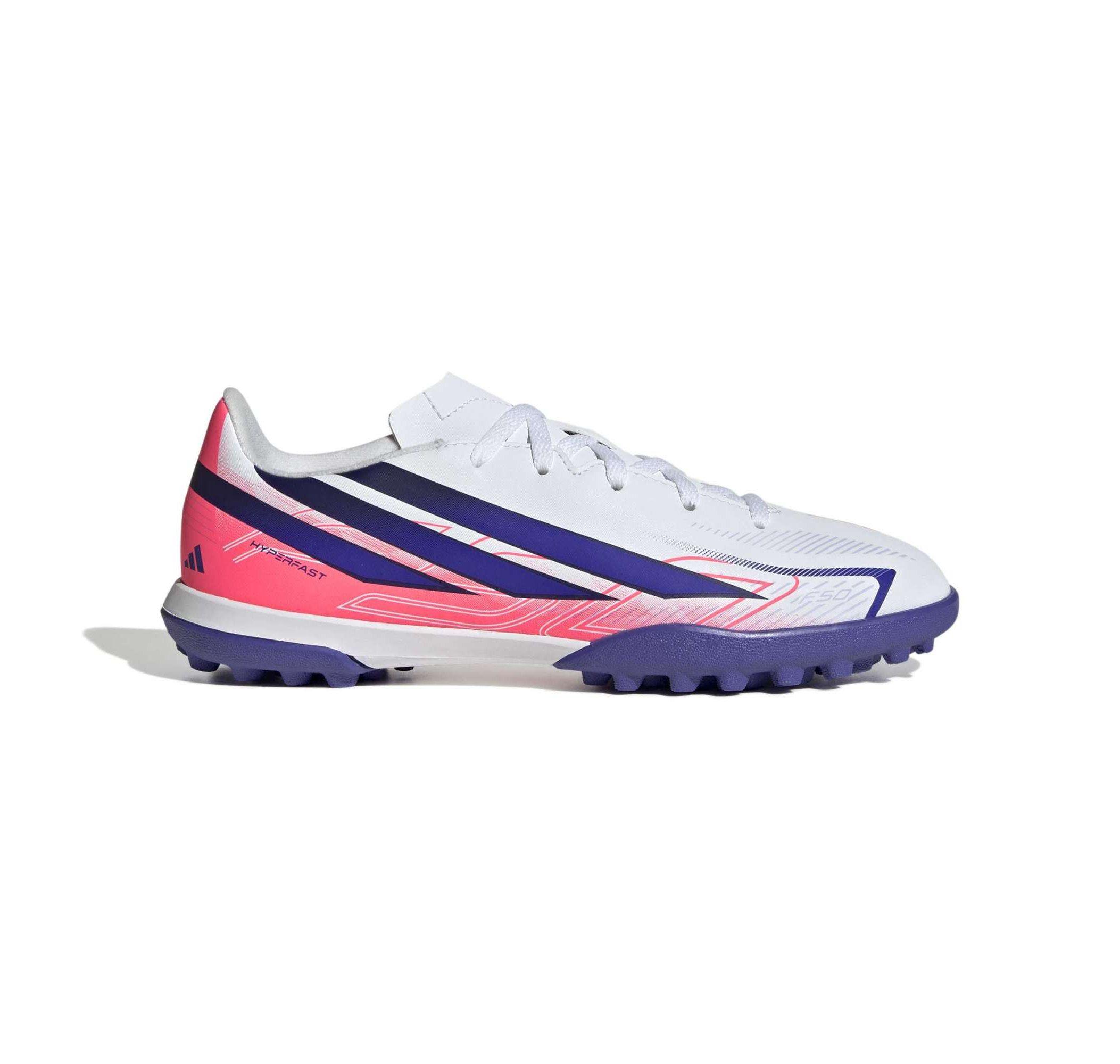 Детские кроссовки adidas F50 Hyperfast Club Tf J