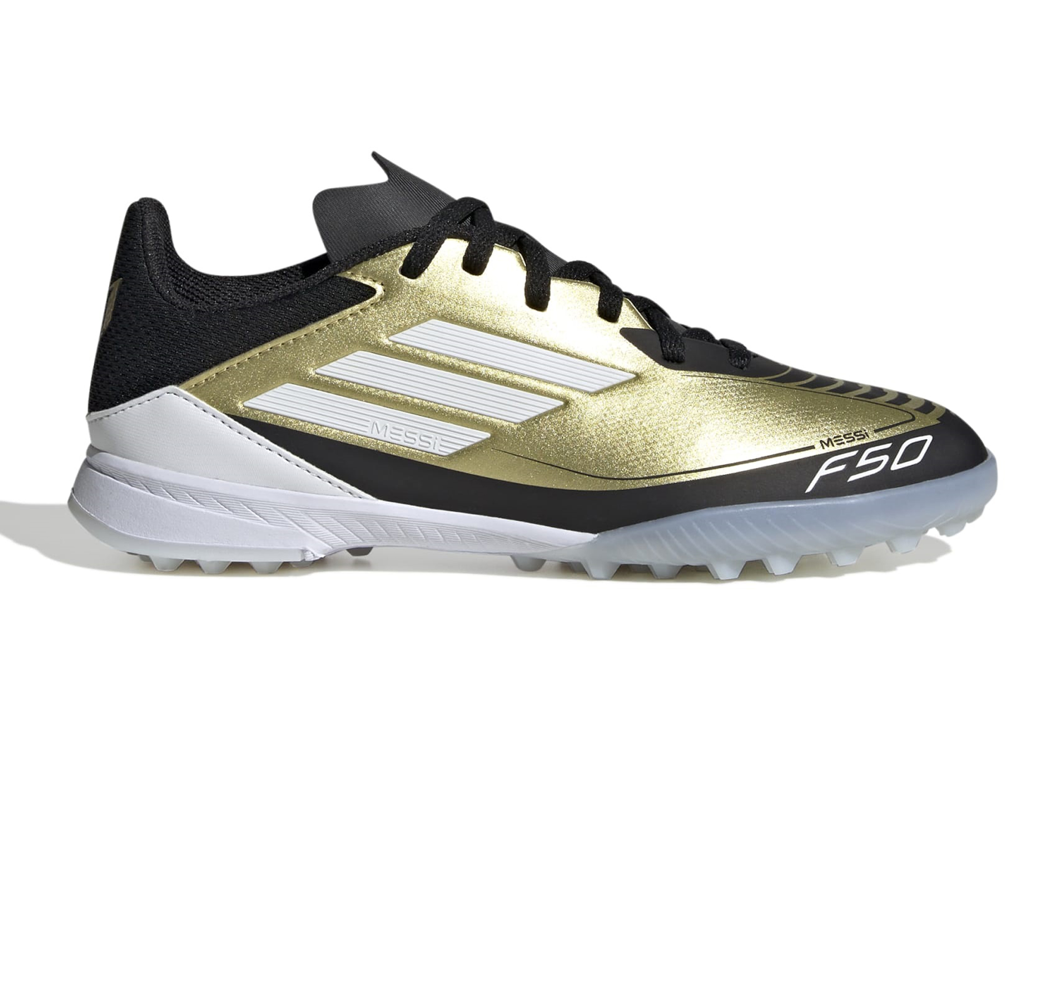 Детские кроссовки adidas F50 League Tf J Mes Gold