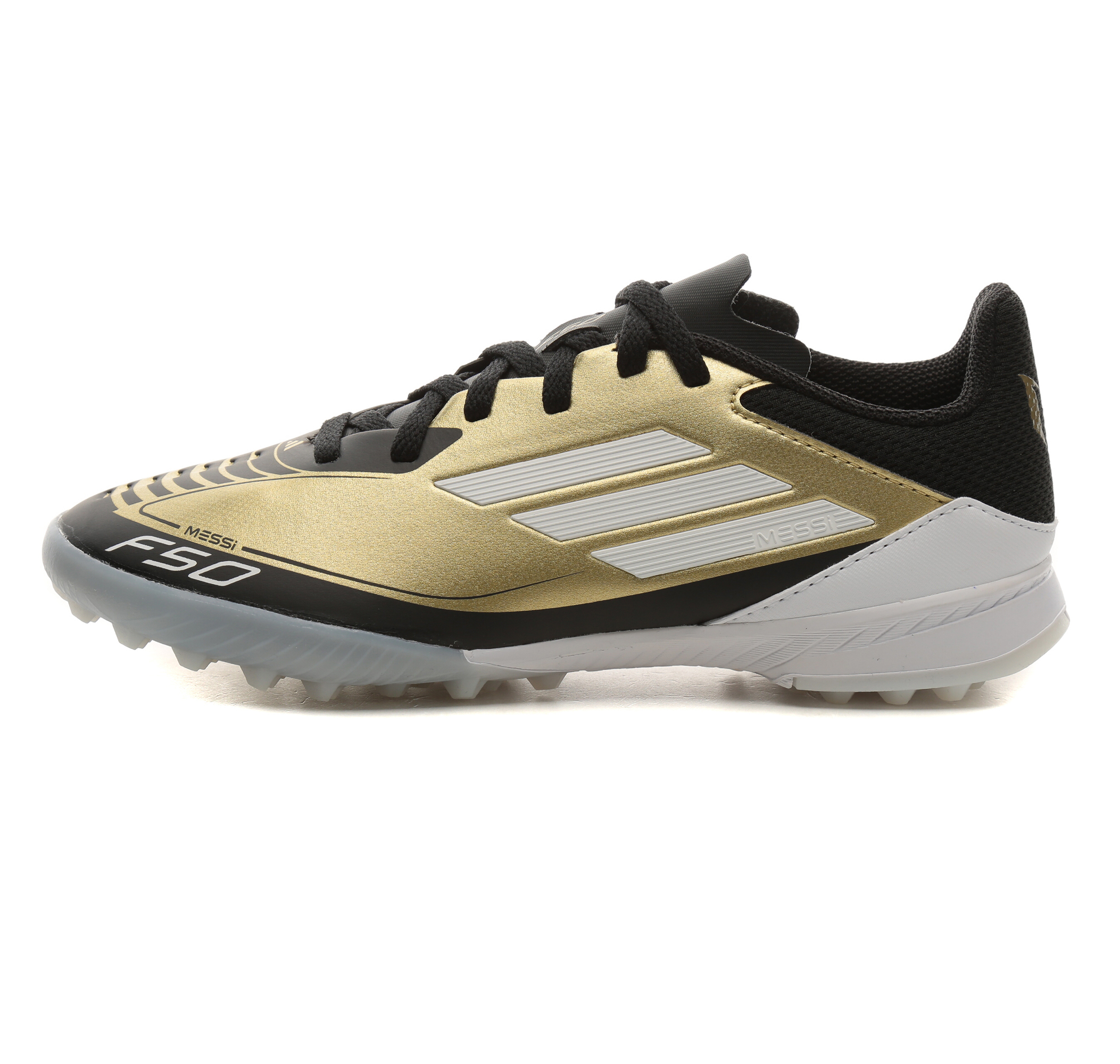 Детские кроссовки adidas F50 League Tf J Mes Gold