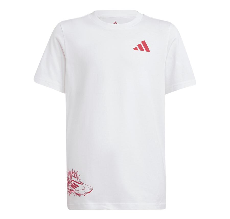 adidas F50 Sıgn G T Çocuk T-Shirt Beyaz adidas F50 Sıgn G T Çocuk T-Shirt Beyaz
