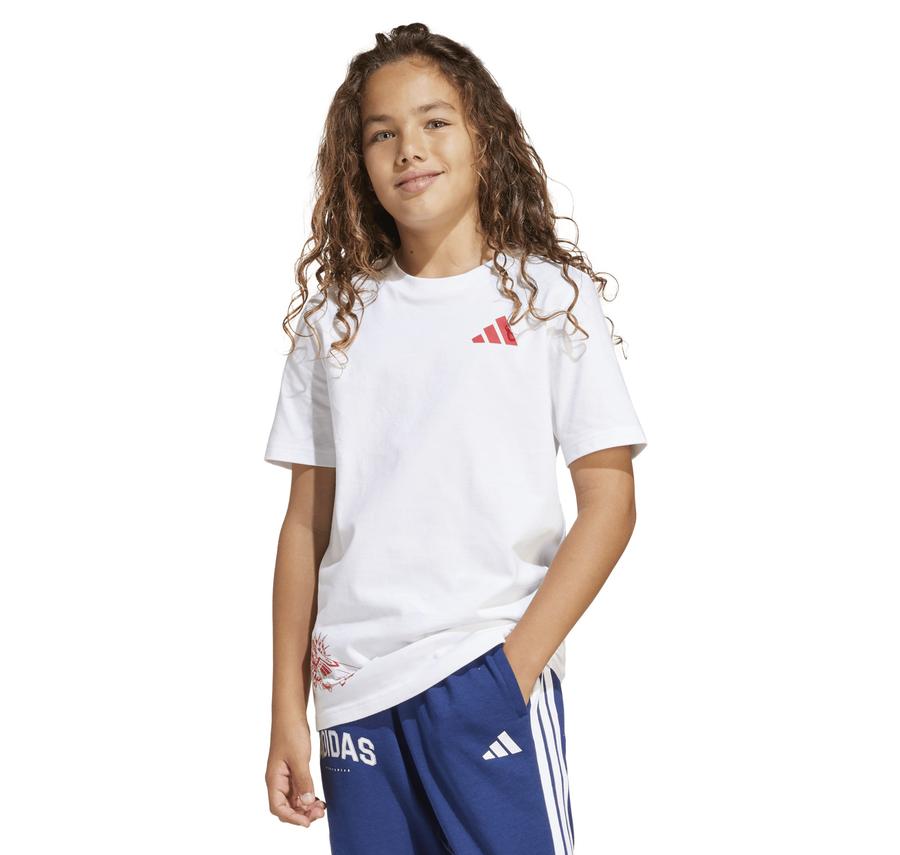 adidas F50 Sıgn G T Çocuk T-Shirt Beyaz adidas F50 Sıgn G T Çocuk T-Shirt Beyaz